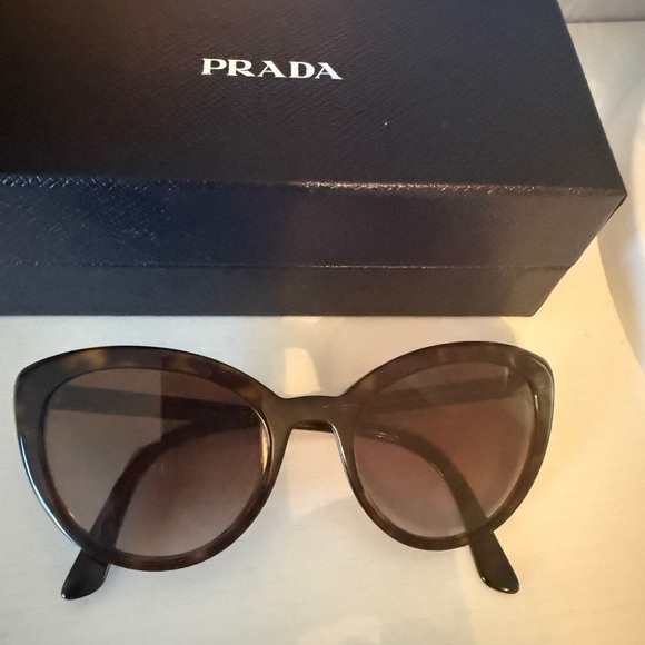 Prada Women's Tortoise Shell Sunglasses - Picture 1 of 3